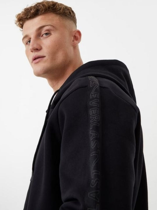 Black Hoodie Cardigan