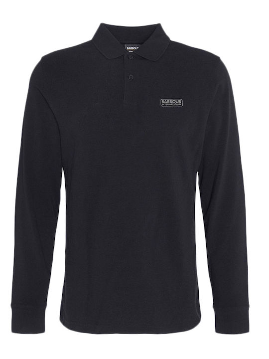 Polo Short Sleeve Black Blouse