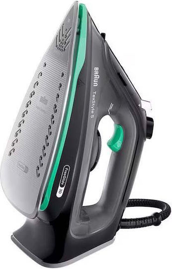 Braun Texstyle 5 Steam Iron 2700W with Ceramic Plate and Continuous Steam Supply 50g/min