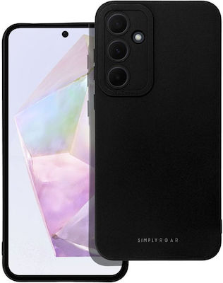 Roar Back Cover Silicone Durable Black (Galaxy A35)