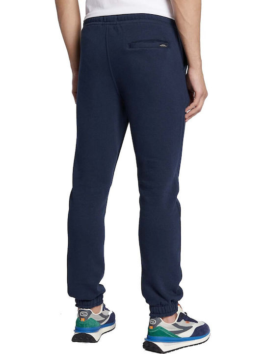 Blend Men's Sweatpants with Rubber Blue