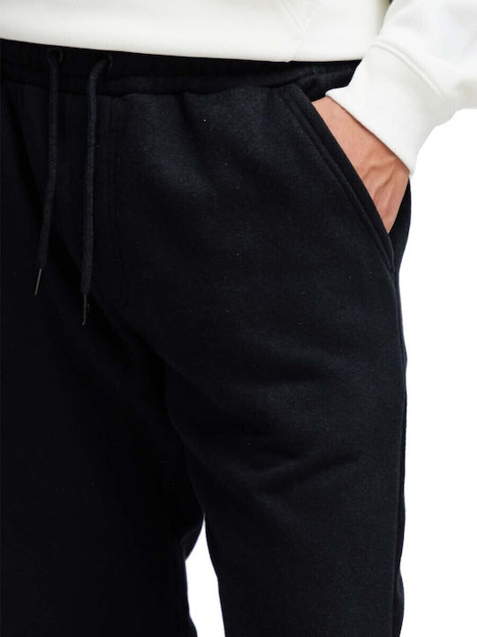 Pantaloni de trening cu Elastic Negru