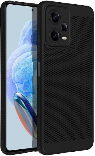 Forcell Back Cover Plastic Black (Poco X5)