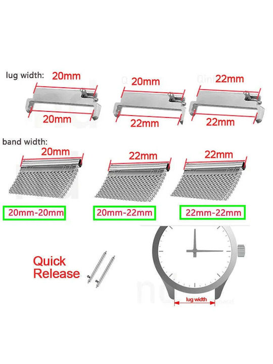 Strap Width Converter 20-22mm