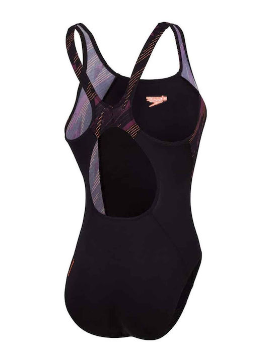 Hyperboom Splice Muscleback Costum De Baie Întreg Negru Sport