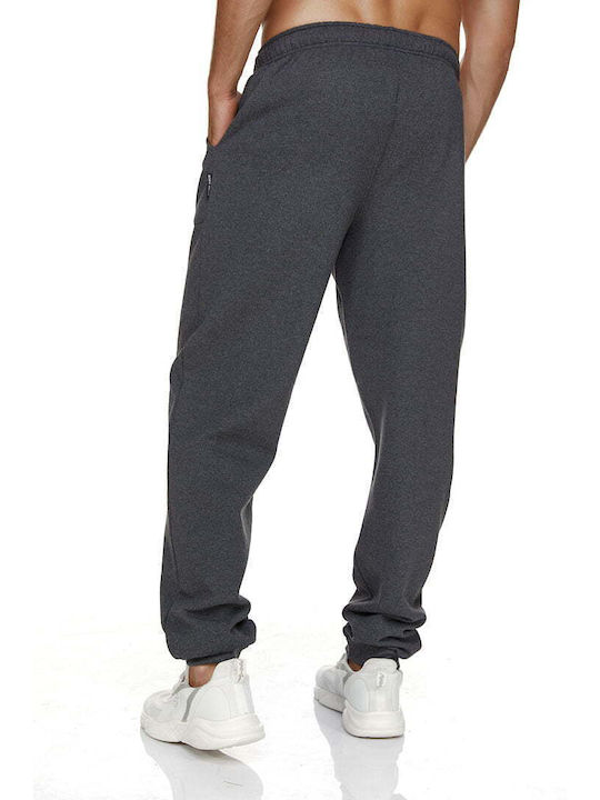 Bodymove Men's Sweatpants with Rubber Anthracite