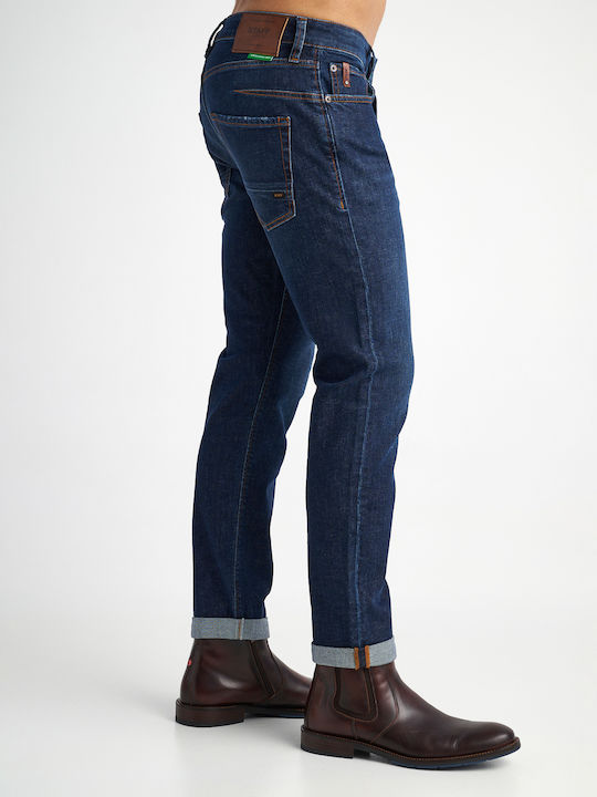 Simon Ανδρικό Παντελόνι Τζιν με Slim Εφαρμογή Blue