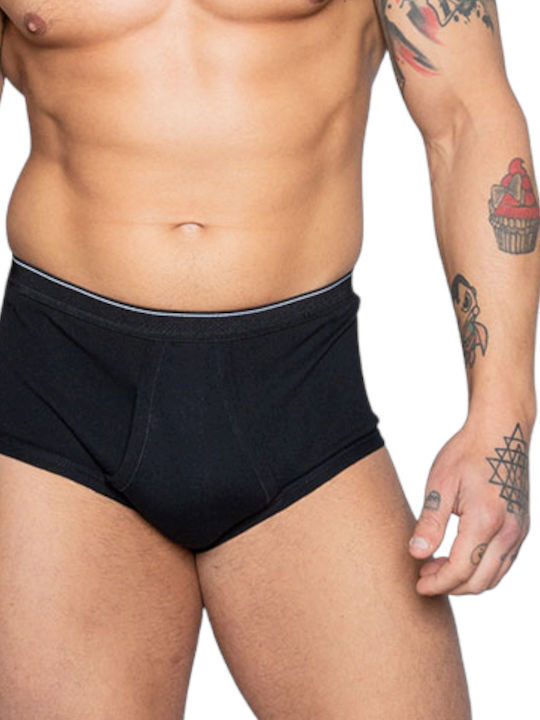 Lilis Herren Slips Black 6Packung