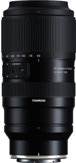 Tamron Full Frame Φωτογραφικός Φακός 50-400mm f/4.5-6.3 Di III VC VXD Telephoto για Nikon Z Mount Μαύρος