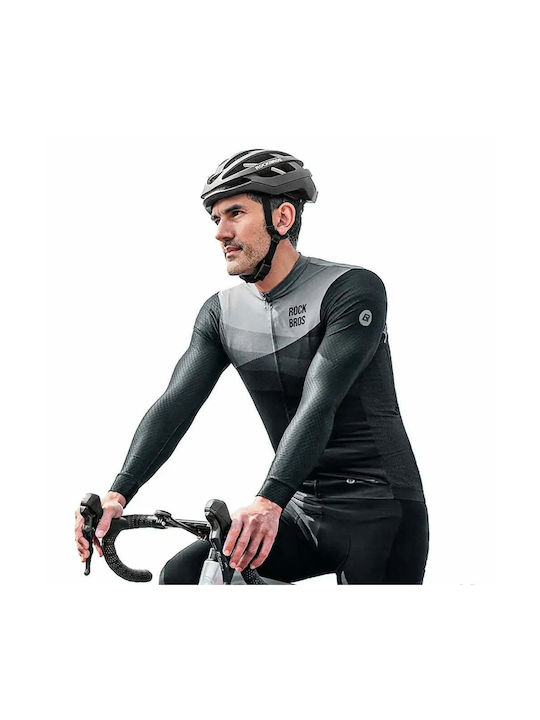 Rockbros Long Sleeves Cycling Jersey Black