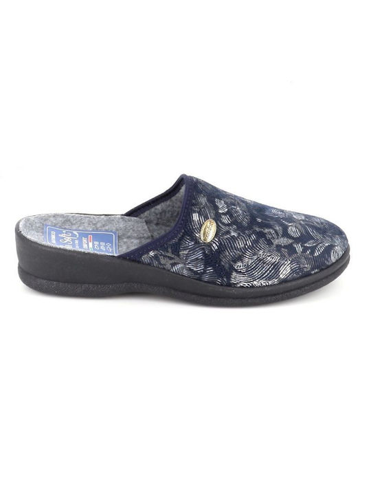 B-Soft Anatomical Women's Slippers in Blue color