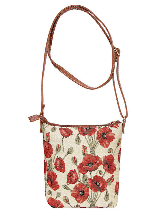 Signare Poppy Damen Tasche Crossbody Beige