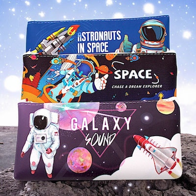 Pencil Case Zipper Astronauts In Space 7sxo27