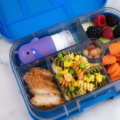 Yumbox Original 6 Compartments Surf Blue Funny Monsters Food Container