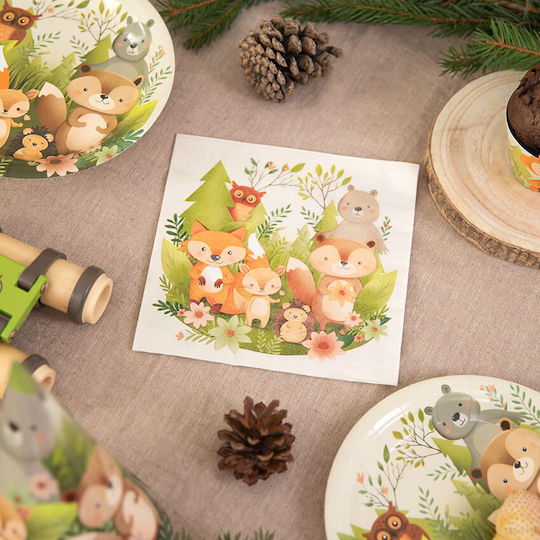 Forest Friends Napkins 10pcs