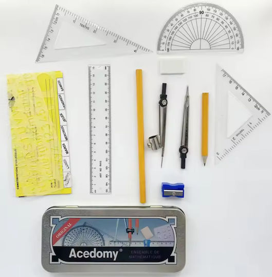 13-Piece Metal Pencil Case Set 6sxo638