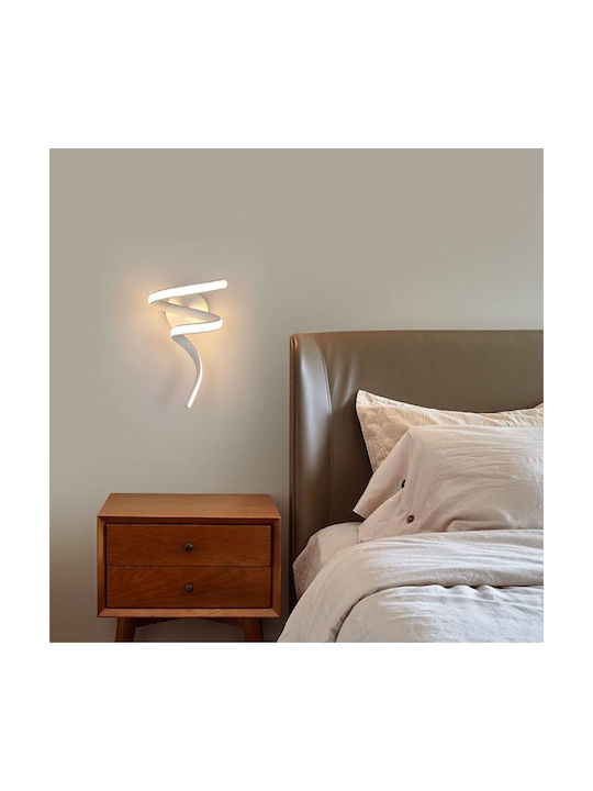 Powertech Φωτιστικό Τοίχου με Ενσωματωμένο LED και Φυσικό Λευκό Φως 29x19x16εκ.