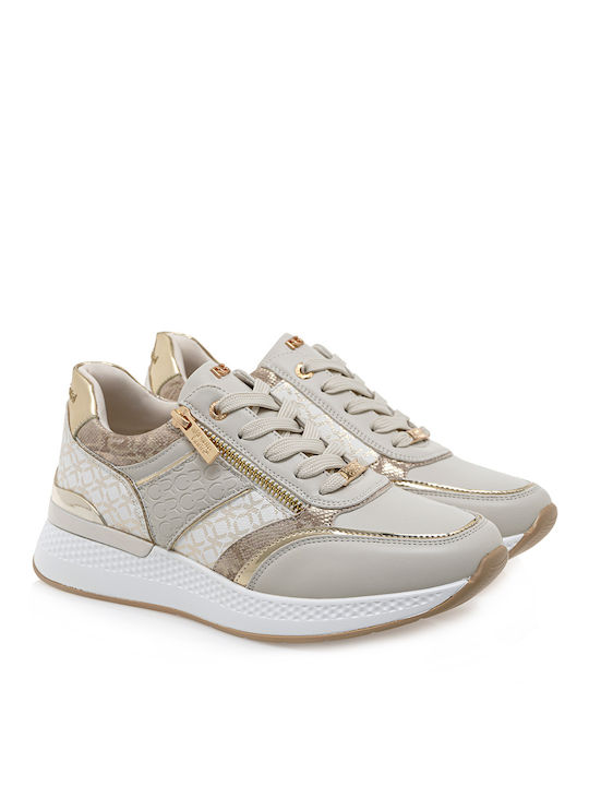 Renato Garini Damen Sneakers Off White / Lt Gold