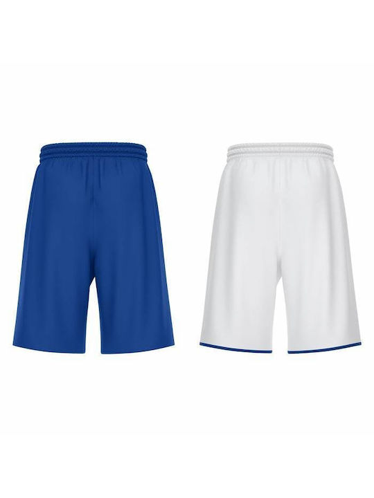 Men's Athletic Shorts Royal Blue/White