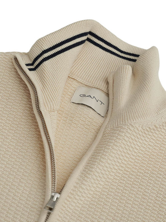 Men's Knitted Cardigan Ecru