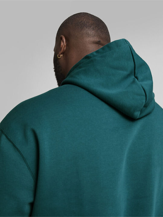 Sweatshirt mit Kapuze Petrol Blau