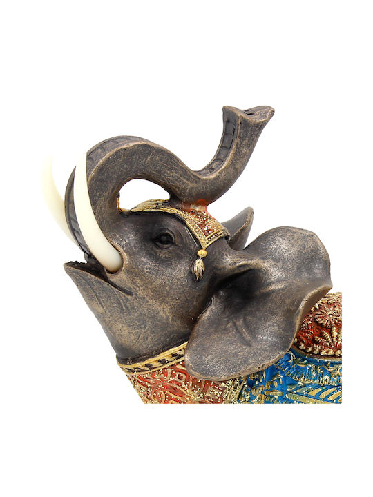 Decorative Elephant 18x9x17 cm Polyresin Keskor 71463-2