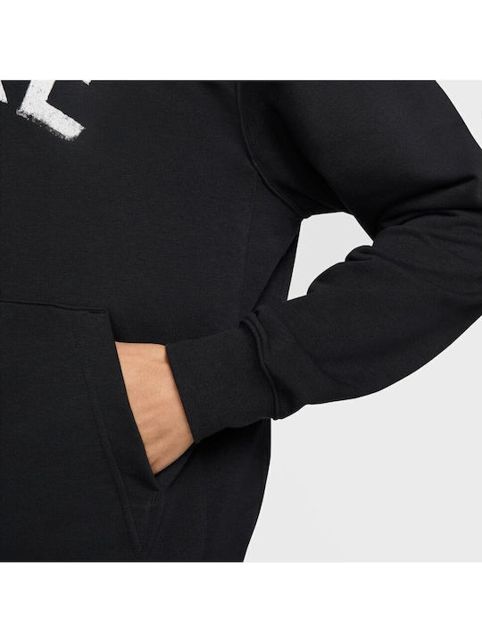 Swoosh Dri-Fit Суитшърт с Качулка Черен
