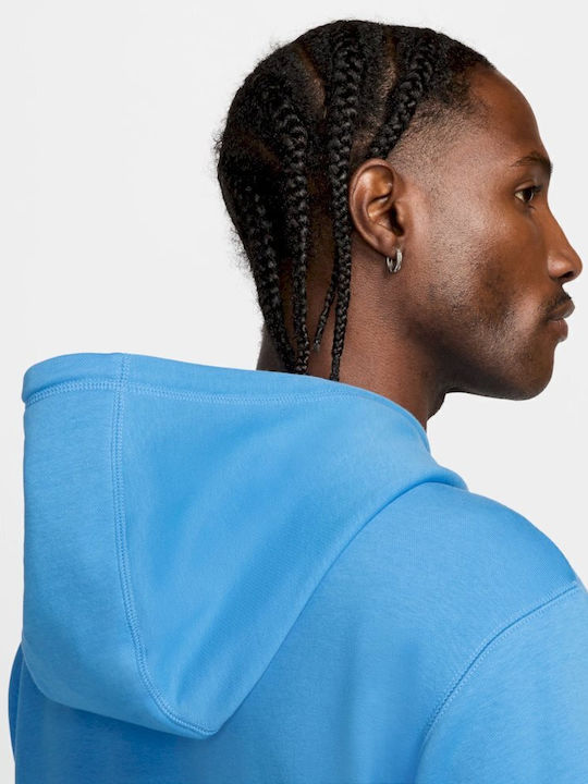Club Sweatshirt mit Kapuze Hellblau