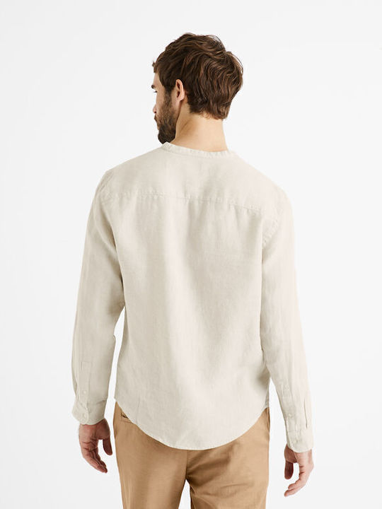 Leinen Hemd Natural Beige
