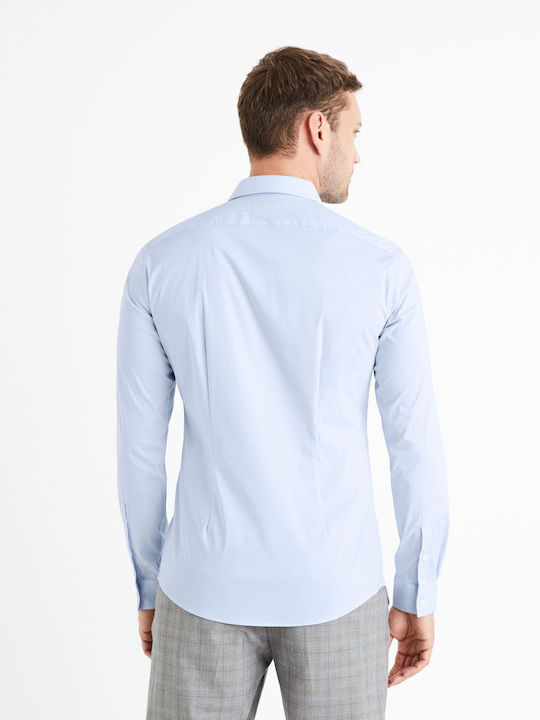 Baumwolle Hemd Light Blue