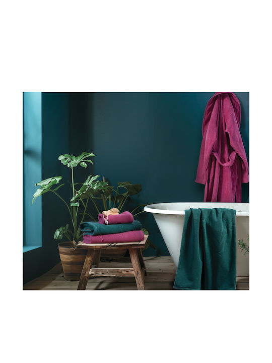 Nef-Nef Homeware Bath Towel Premium Birds 70x140cm Rose Weight 550gr/m²