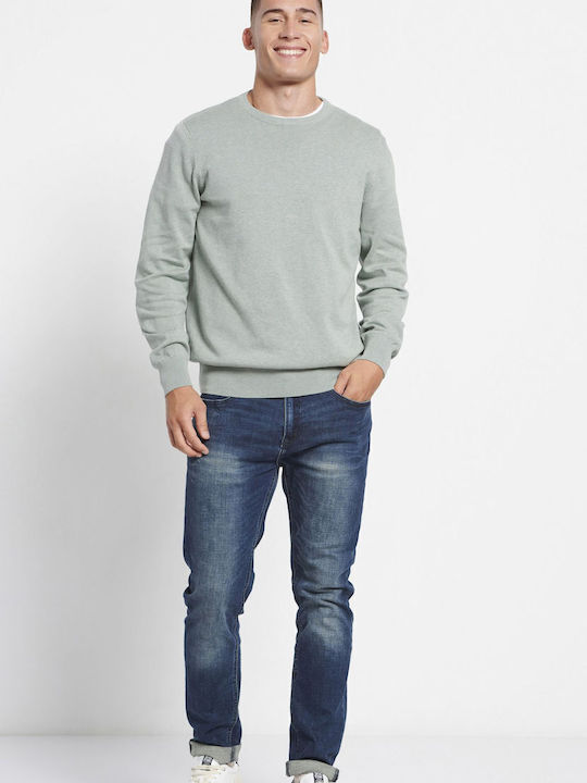 Long Sleeve Sweater Light Mint Melange