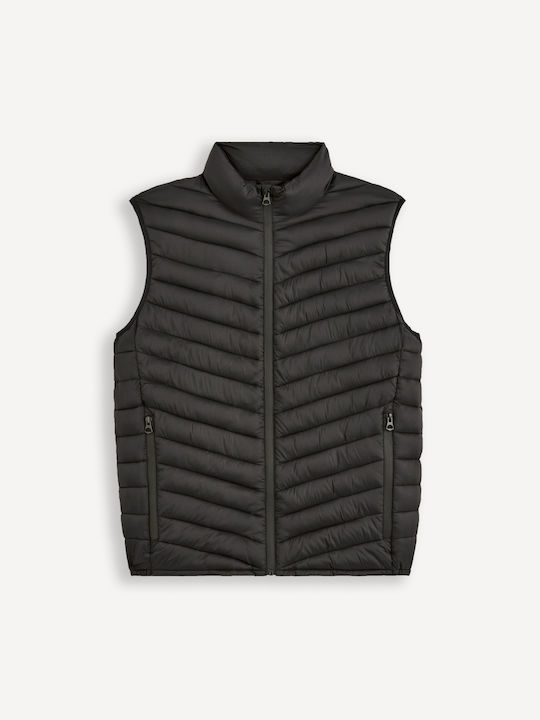 Celio Men's Sleeveless Jacket Black