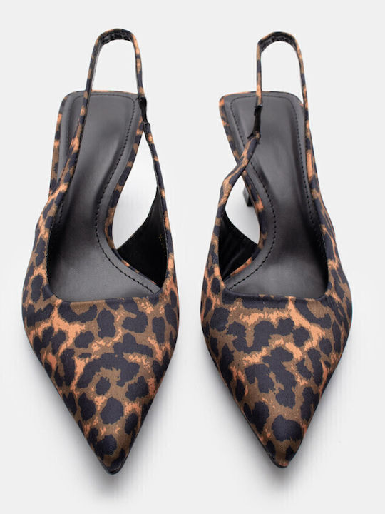 Μυτερές Γόβες Animal Print