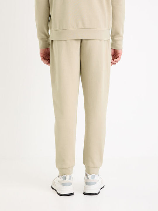 Celio Мъжки спортни панталони Beige