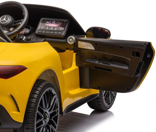 Kinder Auto Einsitzer mit Fernbedienung Gelb