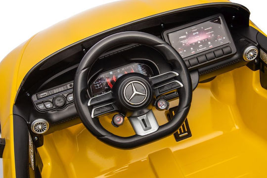 Kinder Auto Einsitzer mit Fernbedienung Gelb