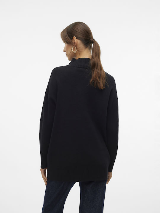 Vero Moda Damen Langarm Pullover Black