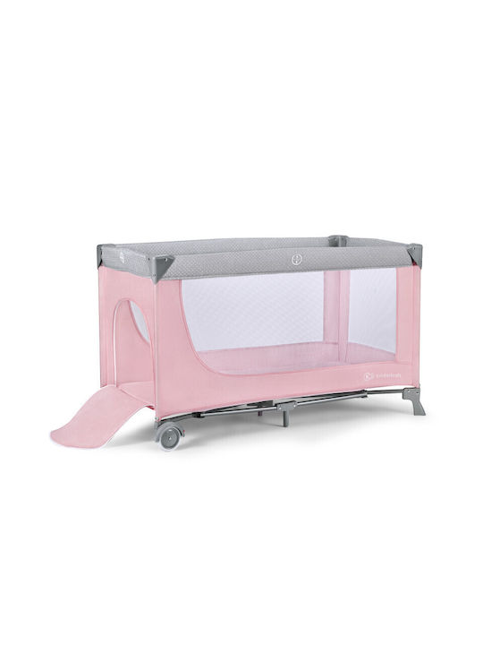 Kinderkraft Leody Laufstall 2 Ebenen Pink 126x65cm