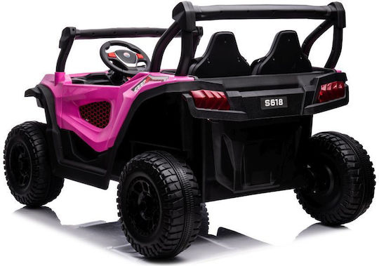 Elektrisches Doppelsitzer Auto Mit Fernbedienung Rosa Für 3+ Jahre