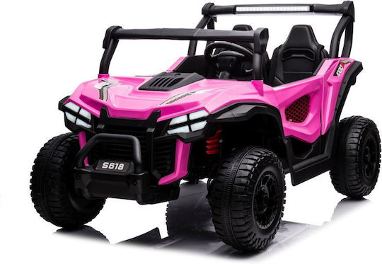 Elektrisches Doppelsitzer Auto Mit Fernbedienung Rosa Für 3+ Jahre