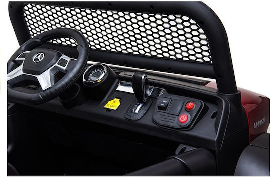 Mercedes Unimog Două Locuri Cu Telecomandă Roșu Pentru 3+ Ani