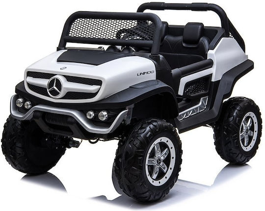Mercedes Unimog Buggy Διθέσιο με Τηλεκοντρόλ Λευκό για 3+ Ετών