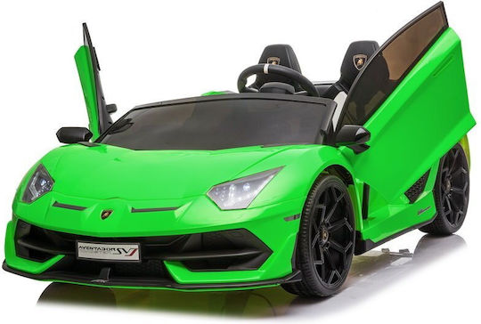 Lamborghini Aventador Μονοθέσιο με Τηλεκοντρόλ Licensed 12 Volt Πράσινο για 3+ Ετών