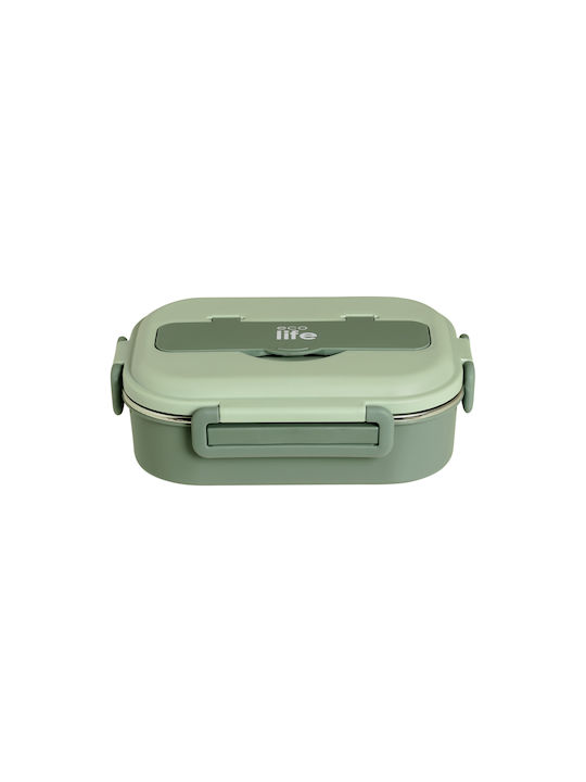 Ecolife Δοχείο Φαγητού Inox Πράσινο 1lt