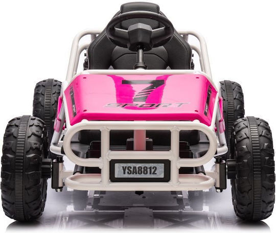 Buggy Μονοθέσιο με Τηλεκοντρόλ 24 Volt Ροζ