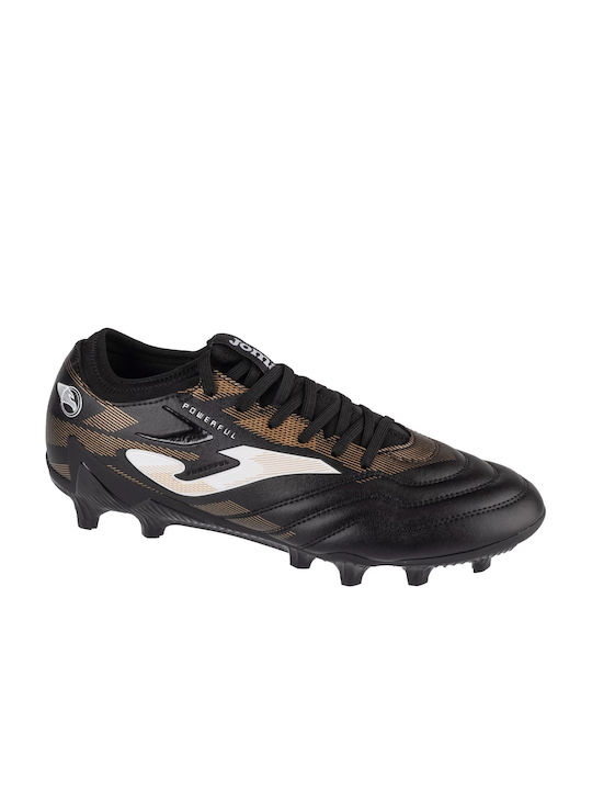 Joma Powerful FG Scăzut Pantofi de Fotbal cu clești Negre