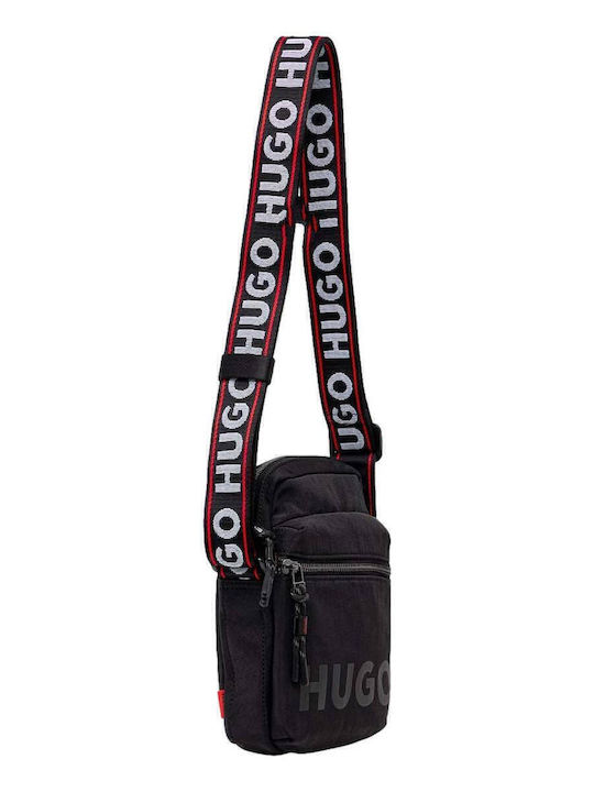 Quentyn_ns Zip Herrentasche Schulter / Crossbody Schwarz