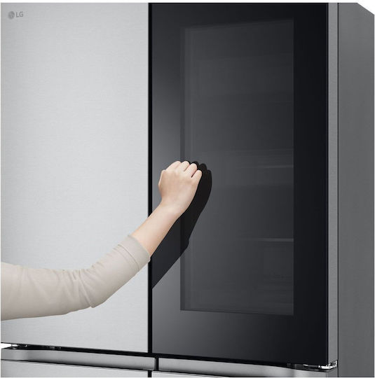 LG Ψυγείο Ντουλάπα 666lt Total NoFrost Υ178.7xΠ91.4xΒ72.5εκ. Inox GMV960MBDE