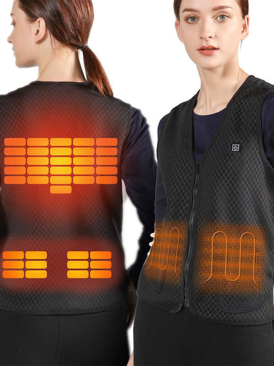 Z5 Waterproof Heated Men's Safety Vest Black